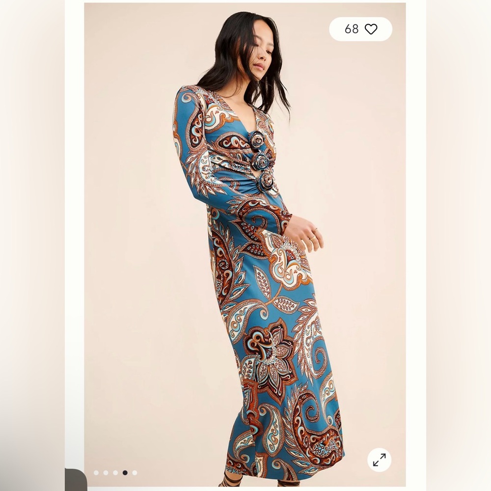 Nuuly x Farm Rio Wonderful Bouquet Midi Dress